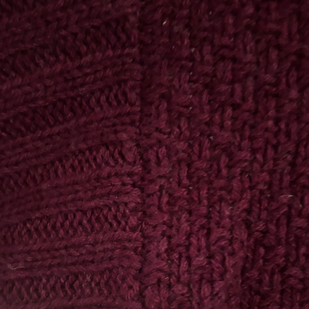 Eileen Fisher Women's Deep Wine Crew Neck Sweater - Picture 3 of 6
